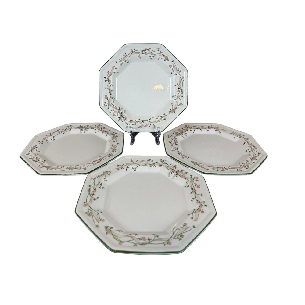 VTG Set of FOUR Johnson Bros. Eternal Beau 7 3/4" Salad Plates Made in England